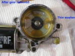 Motor With Nylon Gear Removed